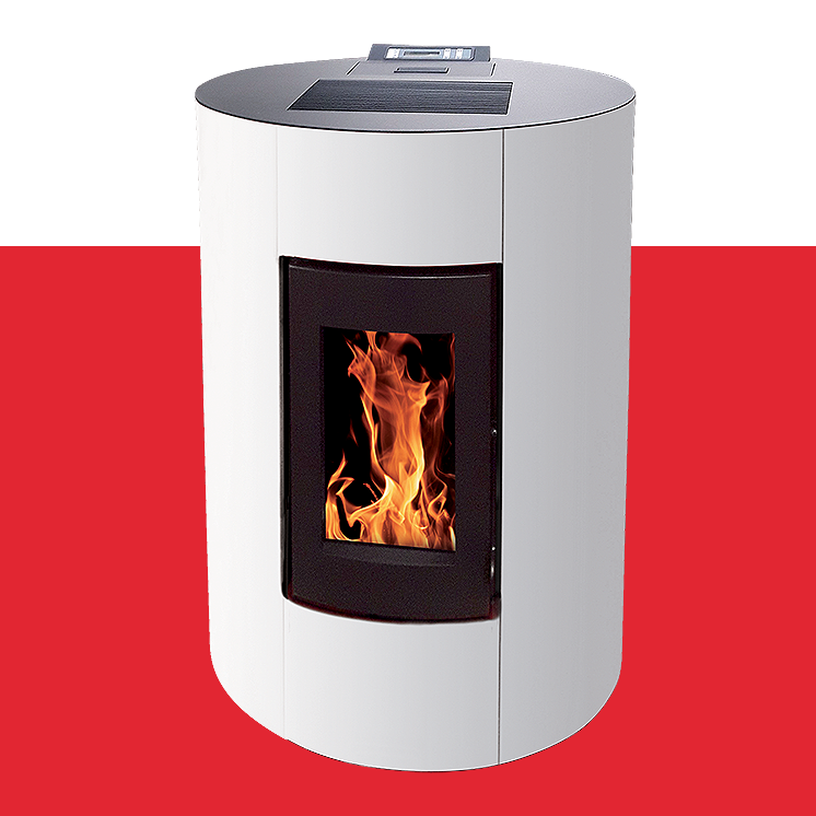 Interstoves Poele A Bois Le Havre AURELIA Blanc