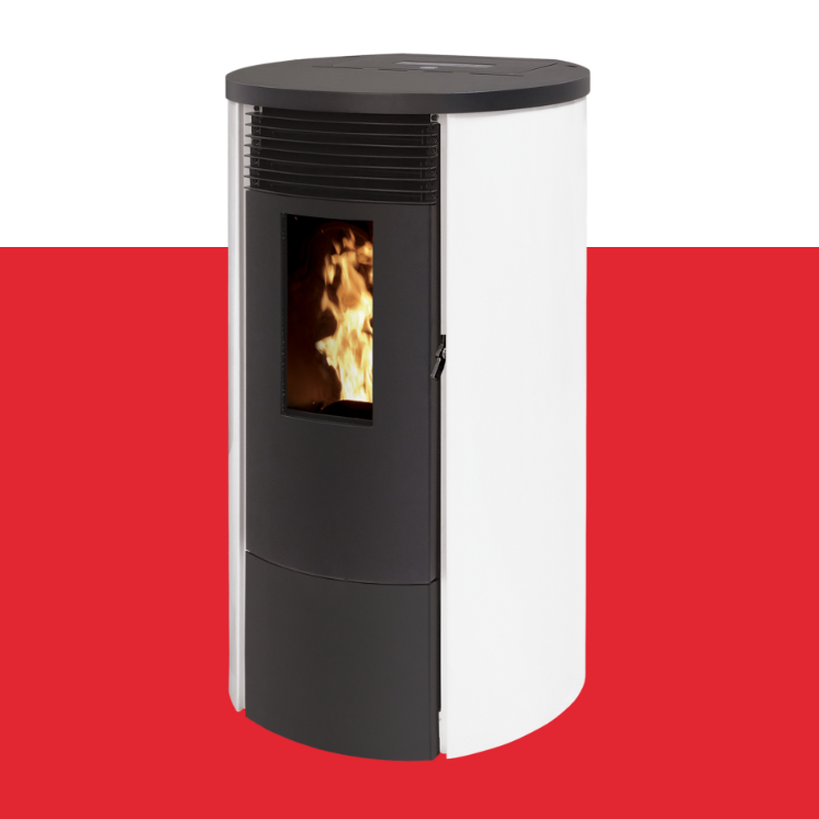 Interstoves Poele A Bois Le Havre Florentia Blanc 3