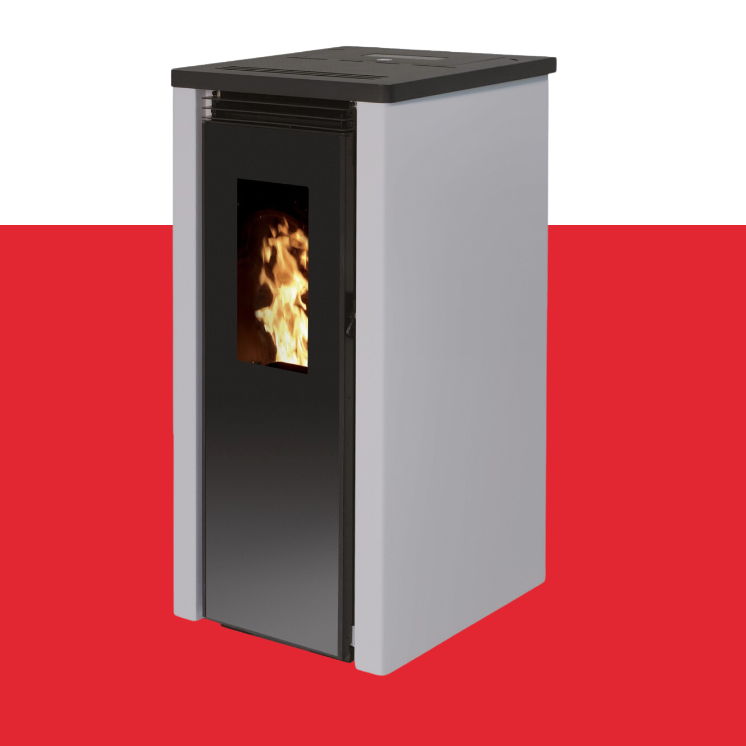 Interstoves Poele A Bois Le Havre GENOVA Gris