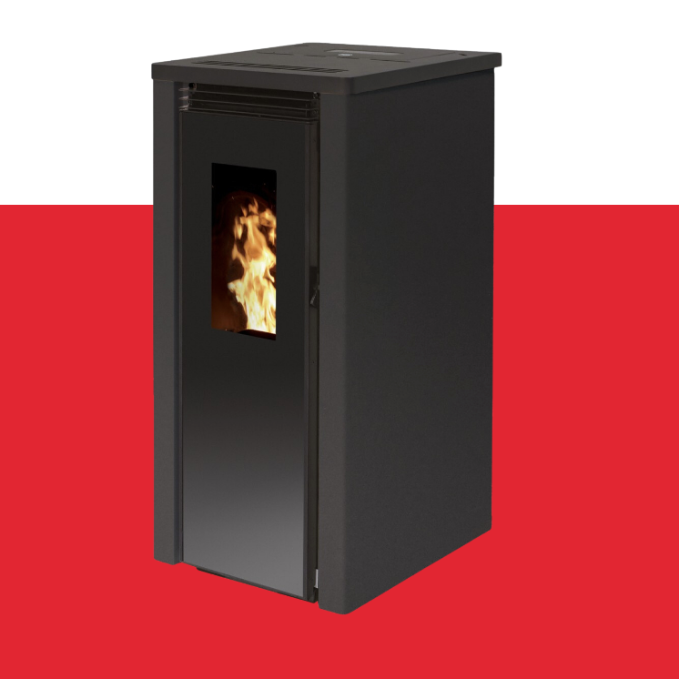 Interstoves Poele A Bois Le Havre GENOVA Noir