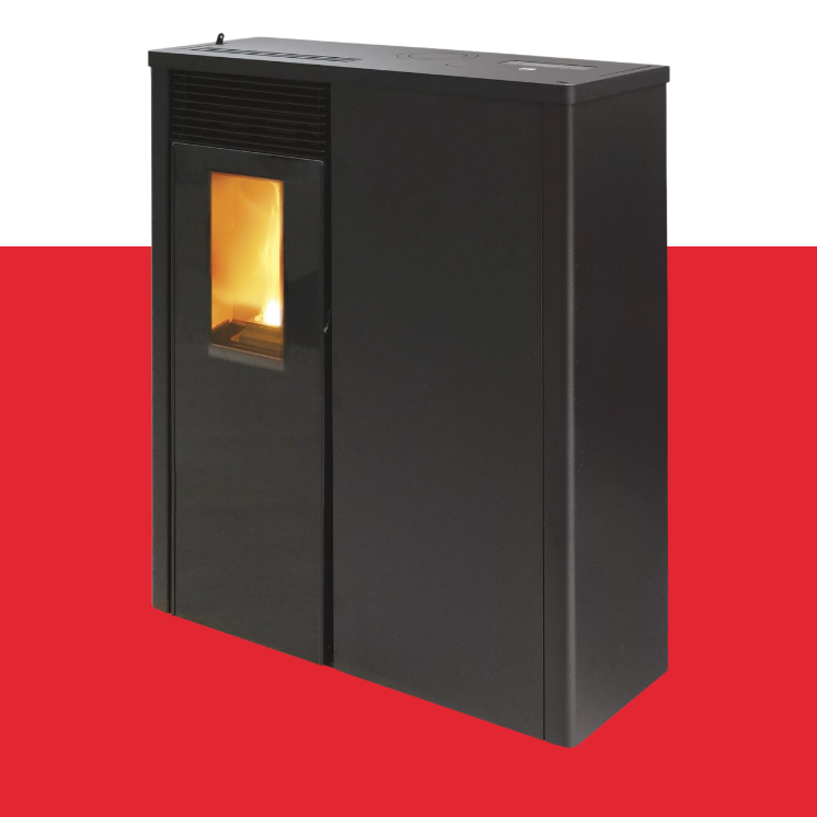 Interstoves Poele A Bois Le Havre MILANO Noir