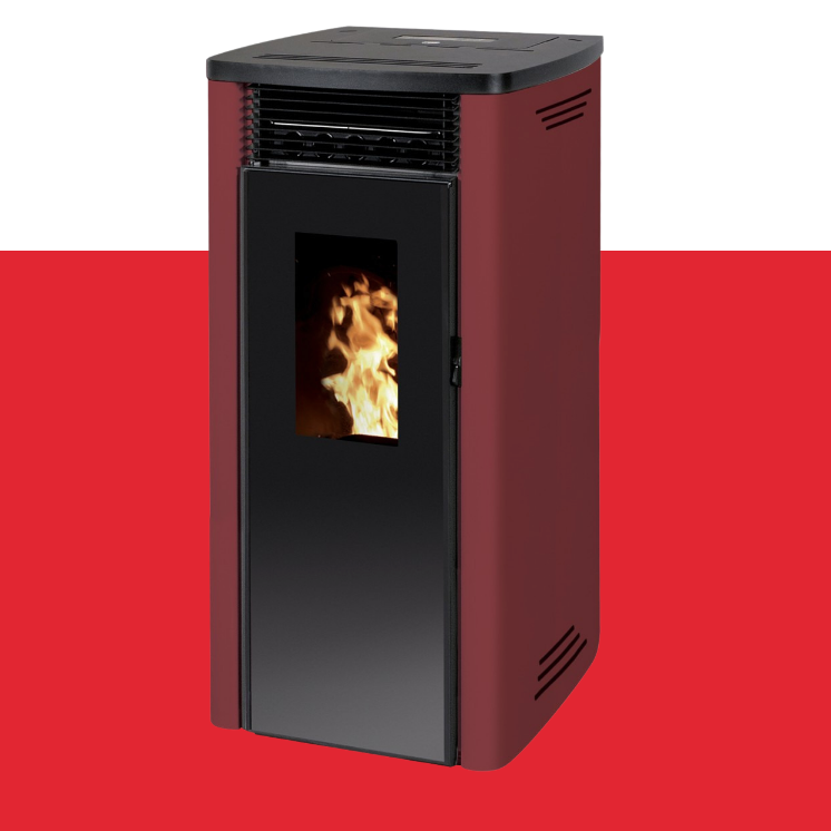 Interstoves Poele A Bois Le Havre Murano Rouge