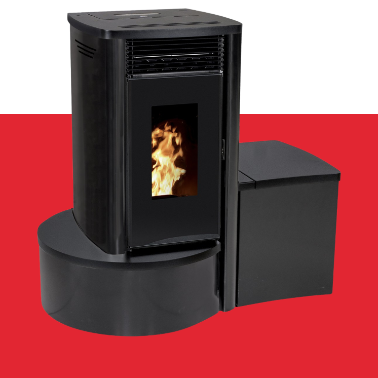 Interstoves Poele A Bois Le Havre PALERMO Noir