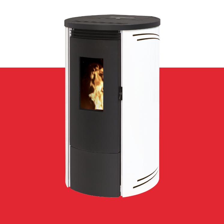 Interstoves Poele A Bois Le Havre Padova Blanc