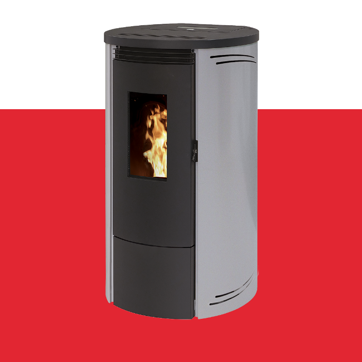 Interstoves Poele A Bois Le Havre Padova Gris