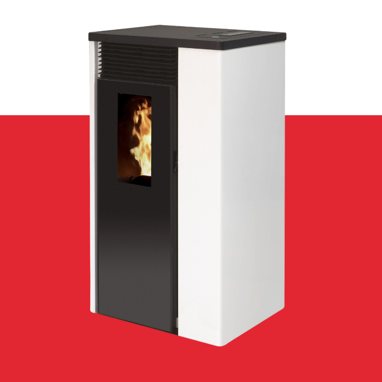 Interstoves Poele A Bois Le Havre SAVONA 3 VENTILATIONS Blanc
