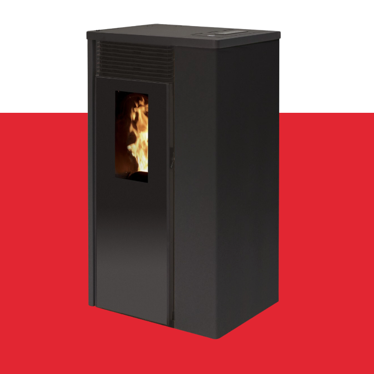 Interstoves Poele A Bois Le Havre SAVONA 3 VENTILATIONS Noir