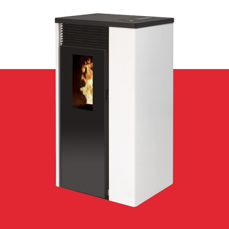 Interstoves Poele A Bois Le Havre Savona Blanc