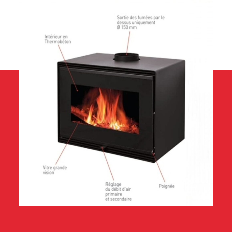 Interstoves Poele A Bois Le Havre JULIETTA 10 10V 