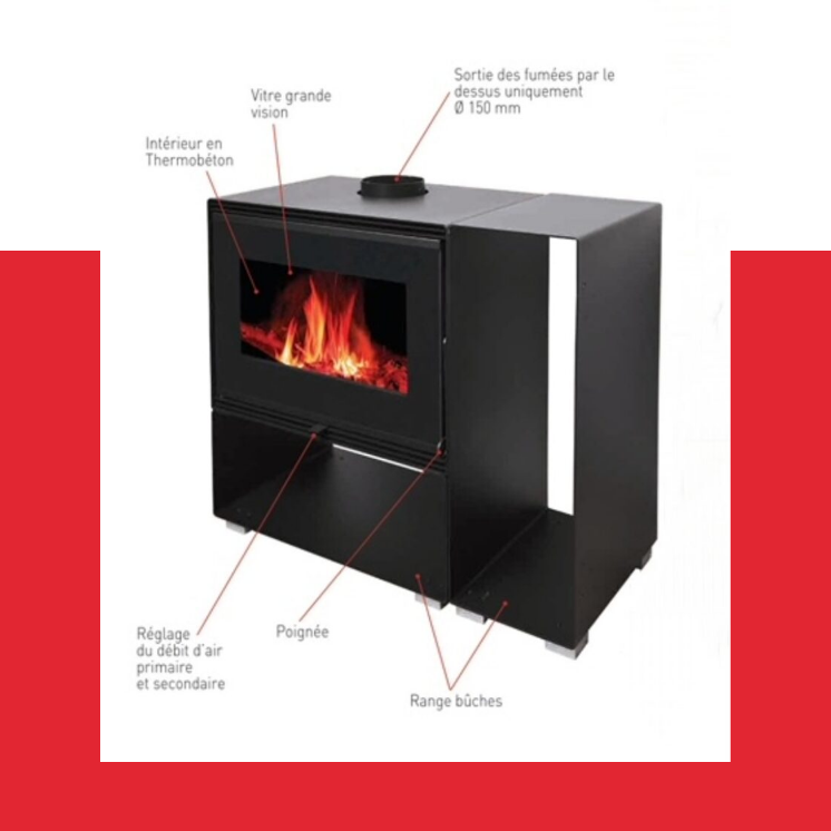 Interstoves Poele A Bois Le Havre MICHELA 