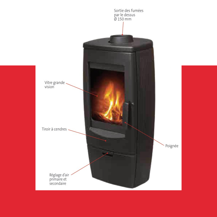 Interstoves Poele A Bois Le Havre JUDE1
